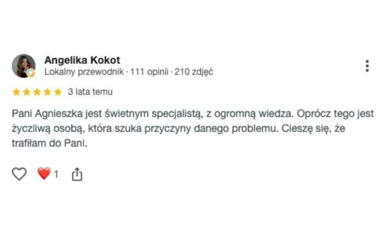 Opinia o Agnieszce Bachorz – Angelika Kokot